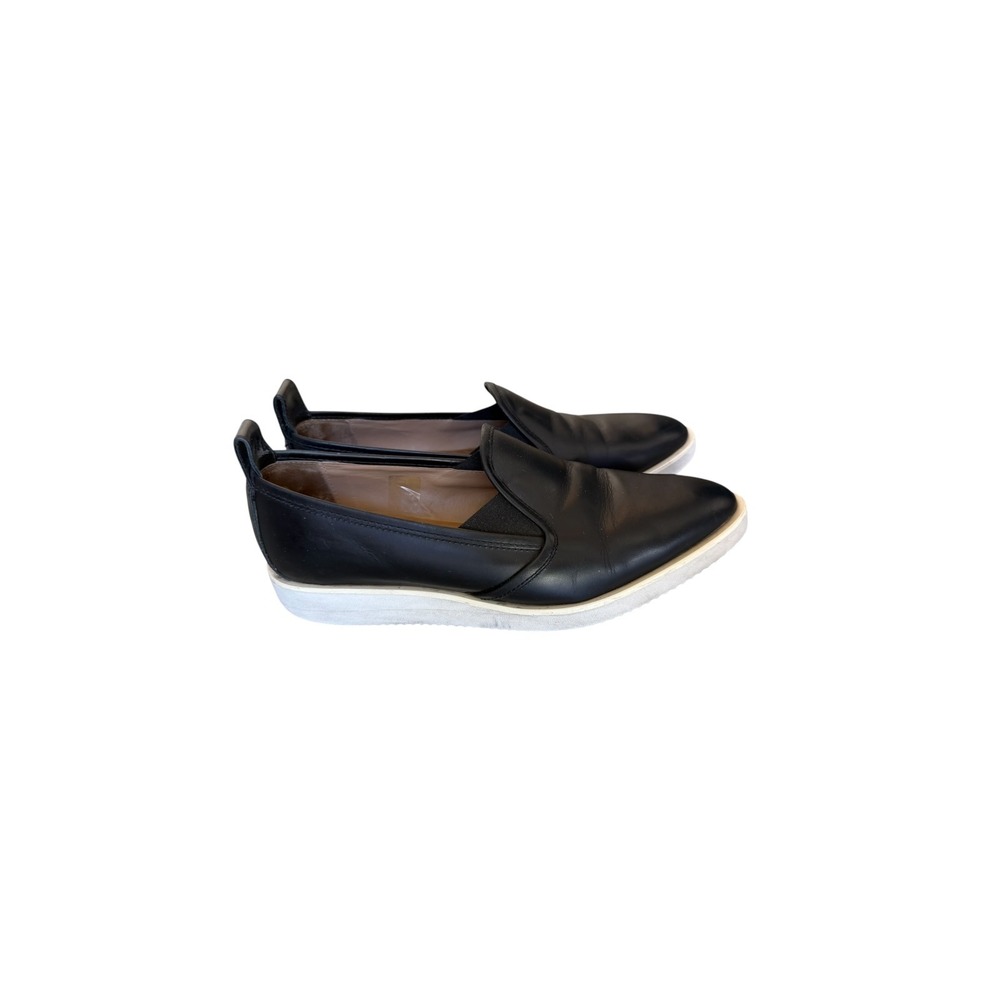 Everlane The Leather Street Shoe Womens 9 Black Slip On Loafer Shoes Casual Flat